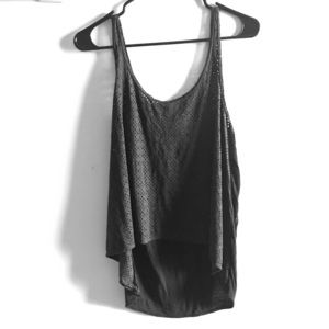 Suede tank top